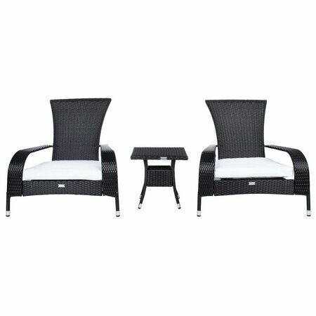 Edna Lounge Set Black & White - 3 Piece